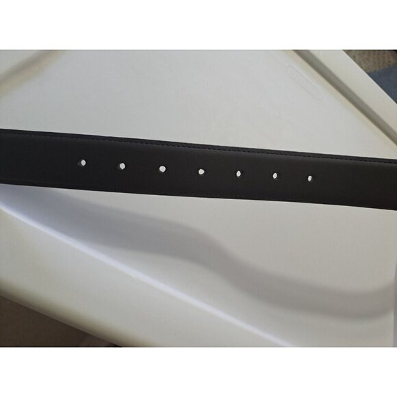 Columbia Men's 56" Black Faux Leather Belt New No Tags - Picture 6 of 6